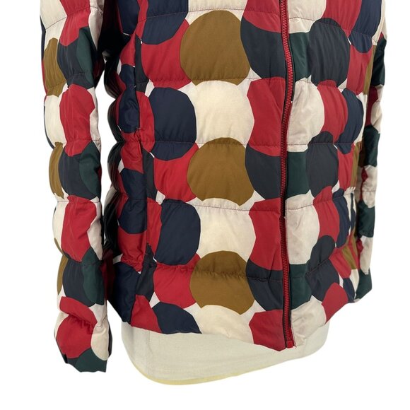 MARIMEKKO x Uniqlo Women’s Multicolor Circle Ultra Light Puffer Hooded Jacket - Picture 3 of 11